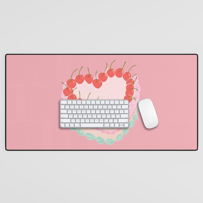 Preppy Cake Desk Mat Gallery Image 1