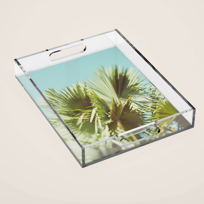 Beach Getaway - Modern Beach Decor Acrylic Tray Gallery Image 1