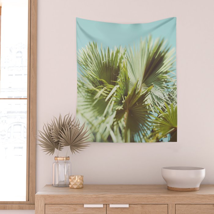 Beach Getaway - Modern Beach Decor Wall Tapestry Gallery Image 2