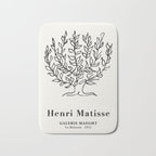 Henri Matisse 'Tree of Life' Abstract Line Art Bath Mat Gallery Image 1