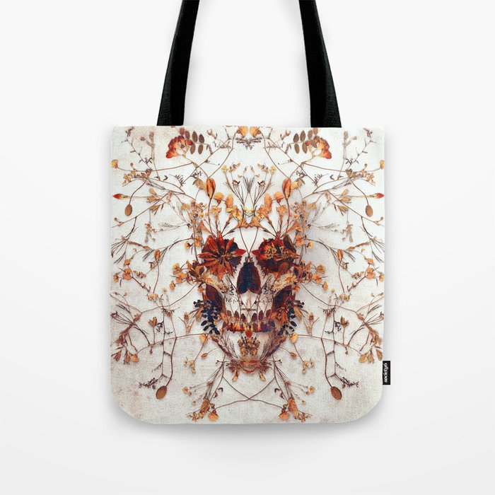 Delicate Skull Tote Bag Gallery Image 1
