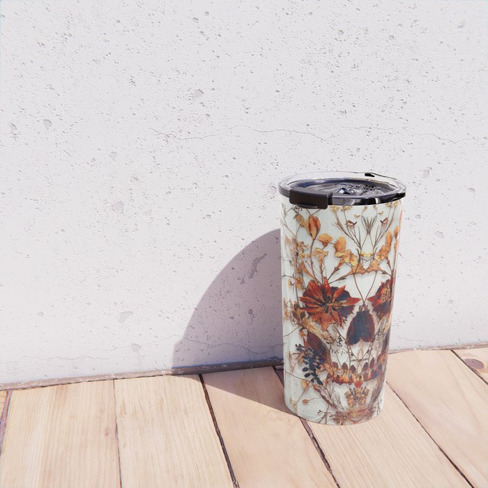 Delicate Skull Travel Mug Gallery Image 4