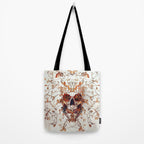 Delicate Skull Tote Bag Gallery Image 2