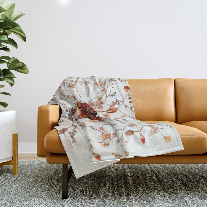 Delicate Skull Throw Blanket Gallery Image 1
