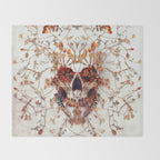 Delicate Skull Throw Blanket Gallery Image 2