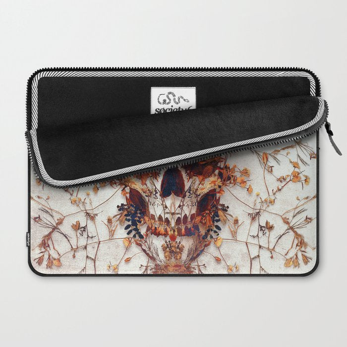 Delicate Skull Laptop Sleeve Gallery Image 2