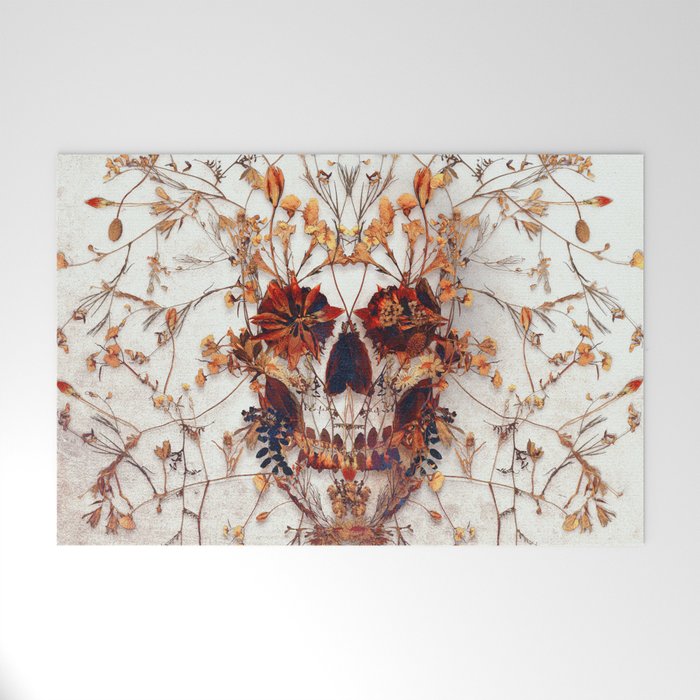 Delicate Skull Welcome Mat Gallery Image 1