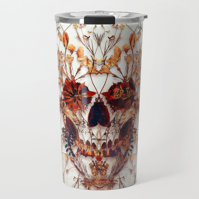 Delicate Skull Travel Mug Gallery Image 1