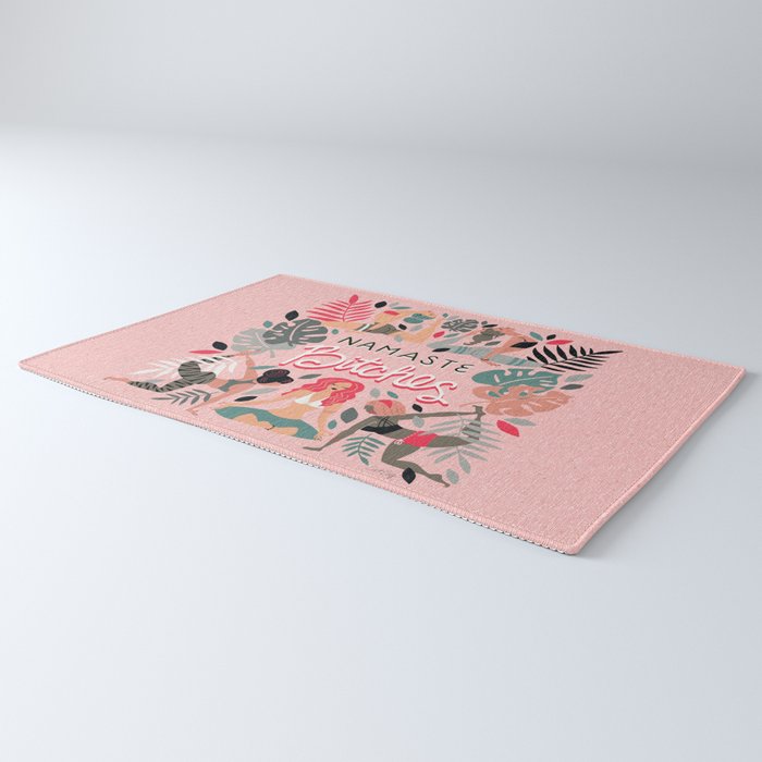 Namaste, Bitches - Pink Rug Gallery Image 3