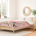 Namaste, Bitches - Pink Duvet Cover Gallery Image 2