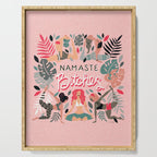 Namaste, Bitches - Pink Serving Tray Gallery Image 1