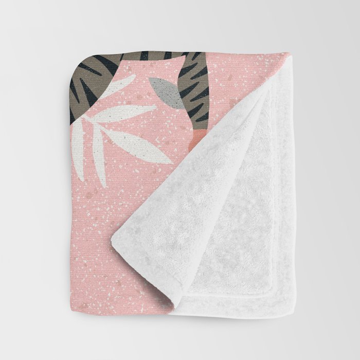 Namaste, Bitches - Pink Throw Blanket Gallery Image 3