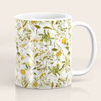 Vintage & Shabby Chic - Yellow Wildflowers Coffee Mug Gallery Image 1