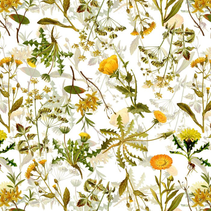 Vintage & Shabby Chic - Yellow Wildflowers Coffee Mug Gallery Image 2