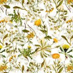 Vintage & Shabby Chic - Yellow Wildflowers Coffee Mug Gallery Image 2