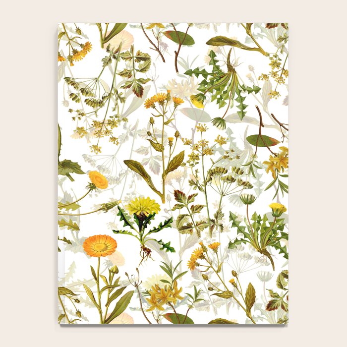 Vintage & Shabby Chic - Yellow Wildflowers Notebook Gallery Image 4