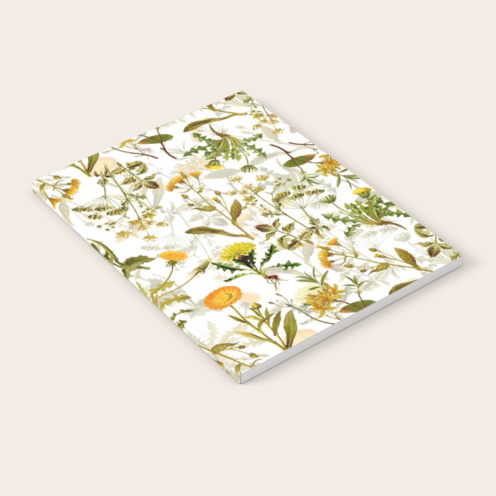 Vintage & Shabby Chic - Yellow Wildflowers Notebook Gallery Image 1