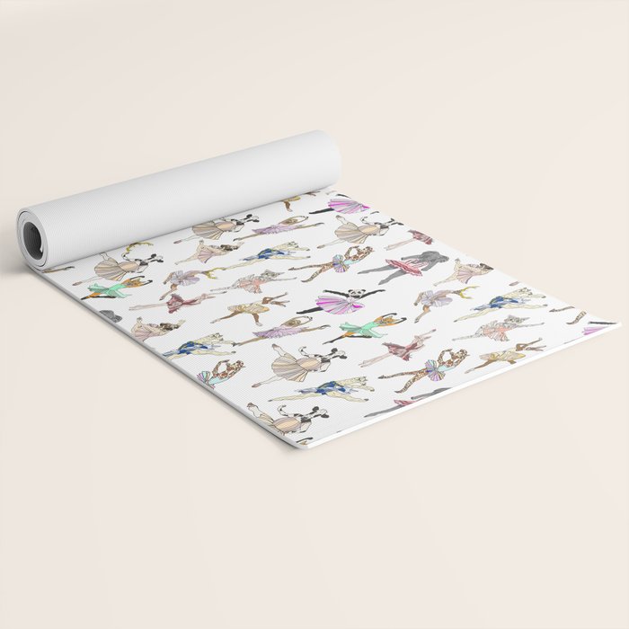Animal Ballerinas Yoga Mat Gallery Image 2