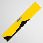 Colorful Parasol Black Yellow Background #decor #society6 #buyart Table Runner Gallery Image 3