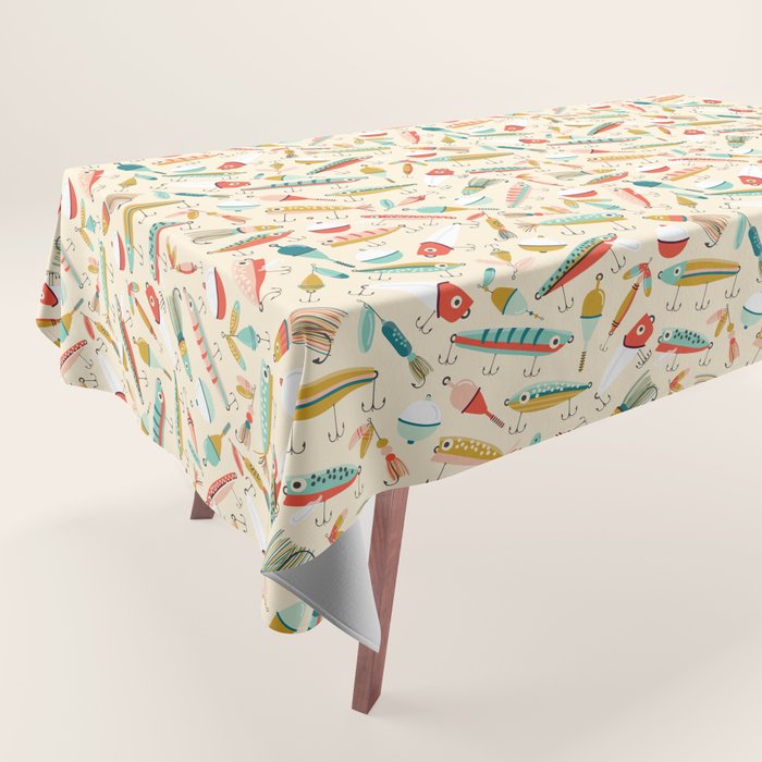 Fishing Lures Tablecloth Gallery Image 1