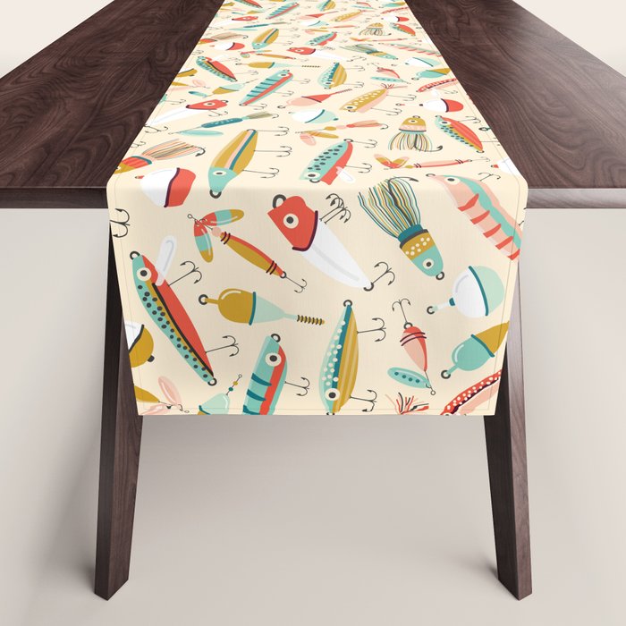 Fishing Lures Table Runner Gallery Image 1