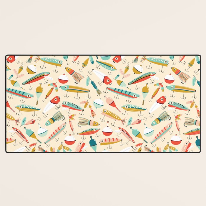 Fishing Lures Desk Mat Gallery Image 3