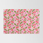 Cherry Pattern on Pink Rug Gallery Image 2