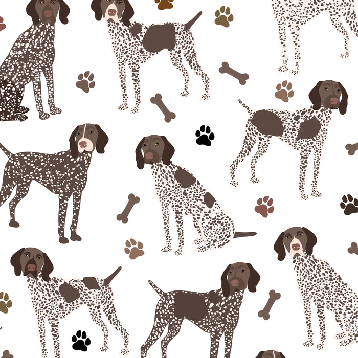 German Shorthaired Pointer Dog Paws and Bones White Coffee Mug Gallery Image 2
