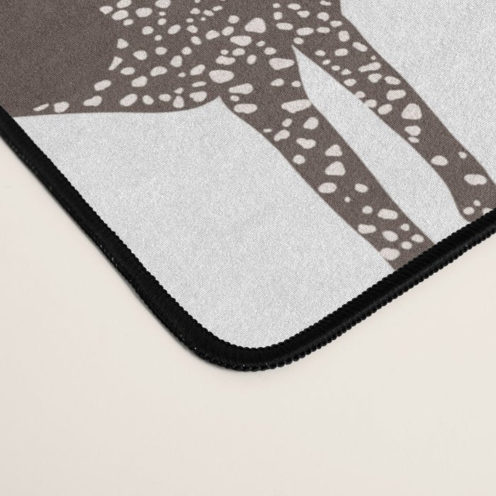 German Shorthaired Pointer Dog Paws and Bones White Desk Mat Gallery Image 4
