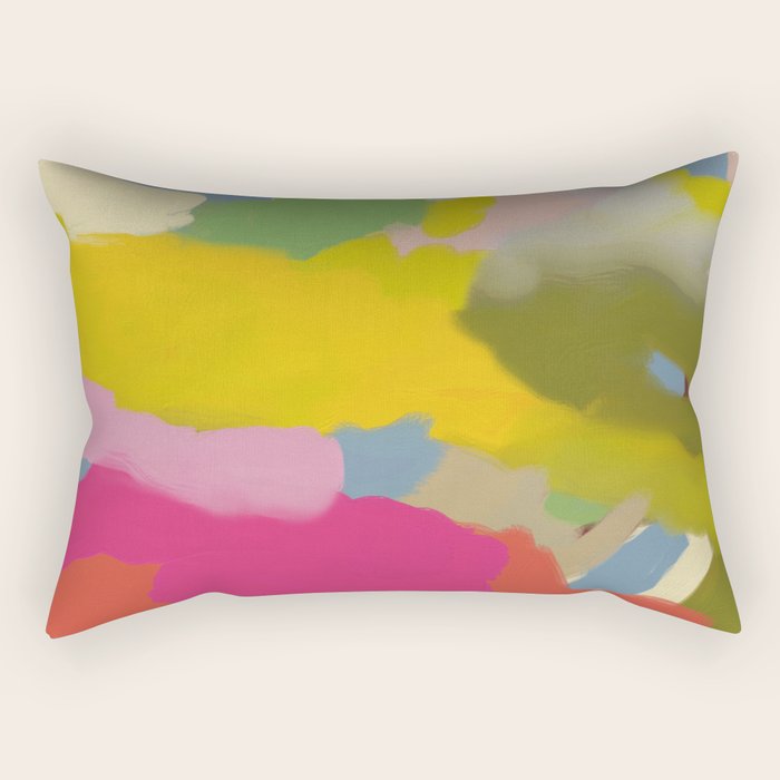 landscape abstract 1/11/19 Rectangular Pillow Gallery Image 1