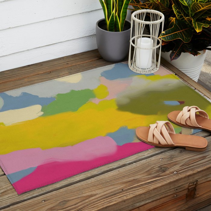 landscape abstract 1/11/19 Outdoor Rug Gallery Image 2