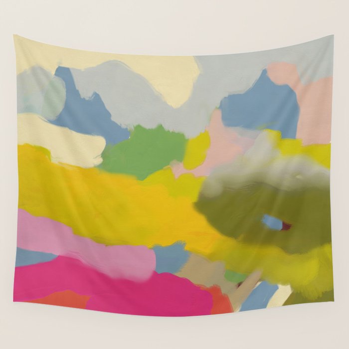 landscape abstract 1/11/19 Wall Tapestry Gallery Image 4