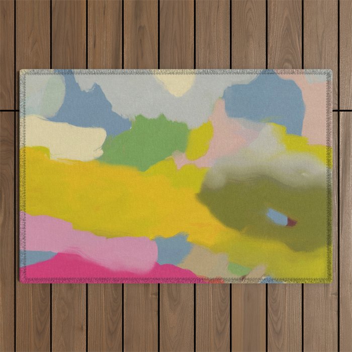 landscape abstract 1/11/19 Outdoor Rug Gallery Image 1
