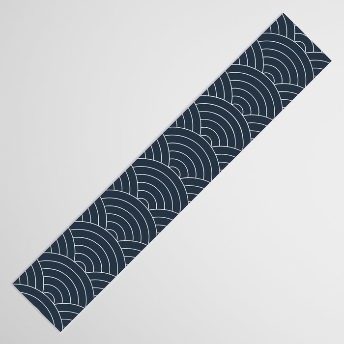 Waves (Annapolis Blue) Table Runner Gallery Image 3