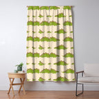 Rainbow colored dinosaur (stegosaurus) Window Curtain Gallery Image 5