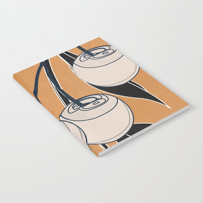 Minimalist Cherry Fruit Line Art 5 Notebook Gallery Image 2
