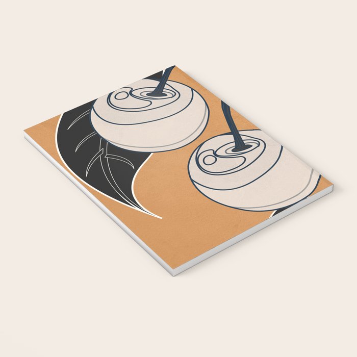 Minimalist Cherry Fruit Line Art 5 Notebook Gallery Image 3