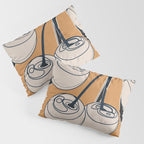 Minimalist Cherry Fruit Line Art 5 Pillow Sham Gallery Image 3