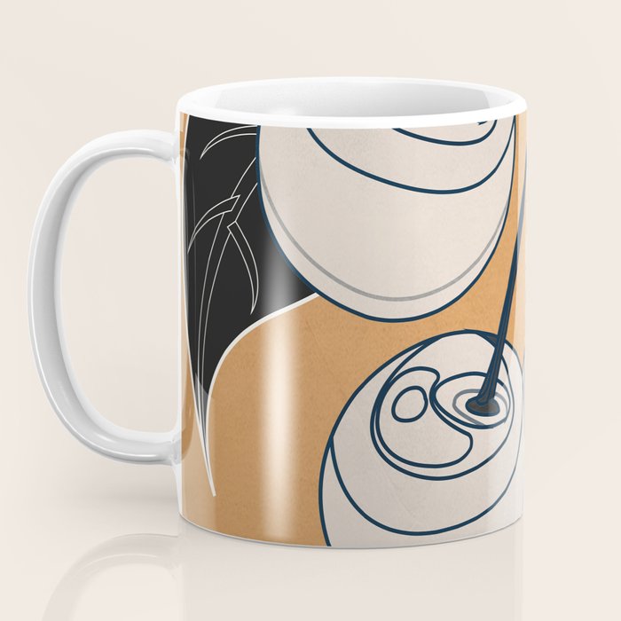 Minimalist Cherry Fruit Line Art 5 Coffee Mug Gallery Image 3