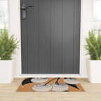 Minimalist Cherry Fruit Line Art 5 Welcome Mat Gallery Image 3