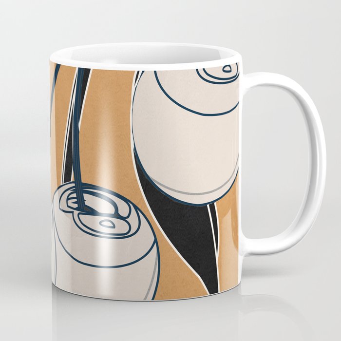 Minimalist Cherry Fruit Line Art 5 Coffee Mug Gallery Image 1
