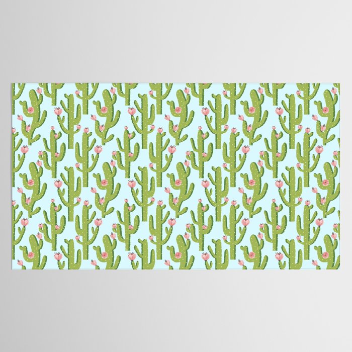 Summer Cactus #illustration #cactus Tablecloth Gallery Image 2