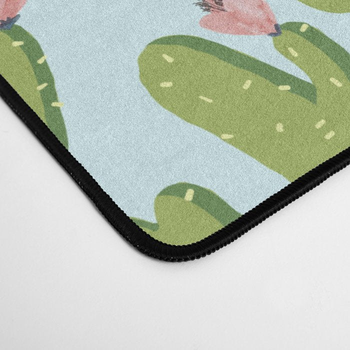 Summer Cactus #illustration #cactus Desk Mat Gallery Image 4