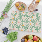 Spring daisies - green Cutting Board Gallery Image 2
