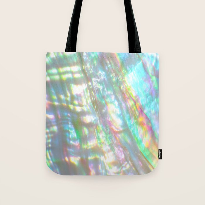 Mother of Pearl Iridescent, Abalone Glow Tote Bag Gallery Image 1