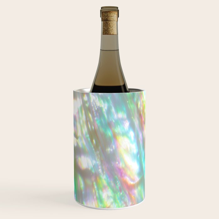 Mother of Pearl Iridescent, Abalone Glow Wine Chiller Gallery Image 1