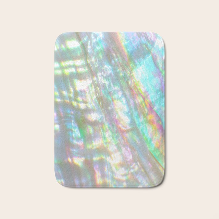 Mother of Pearl Iridescent, Abalone Glow Bath Mat Gallery Image 1