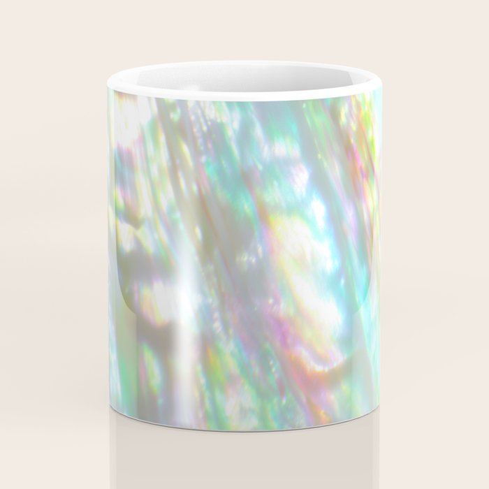 Mother of Pearl Iridescent, Abalone Glow Coffee Mug Gallery Image 4