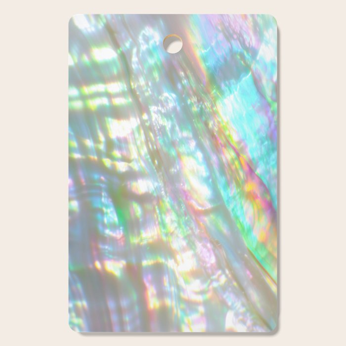 Mother of Pearl Iridescent, Abalone Glow Cutting Board Gallery Image 1
