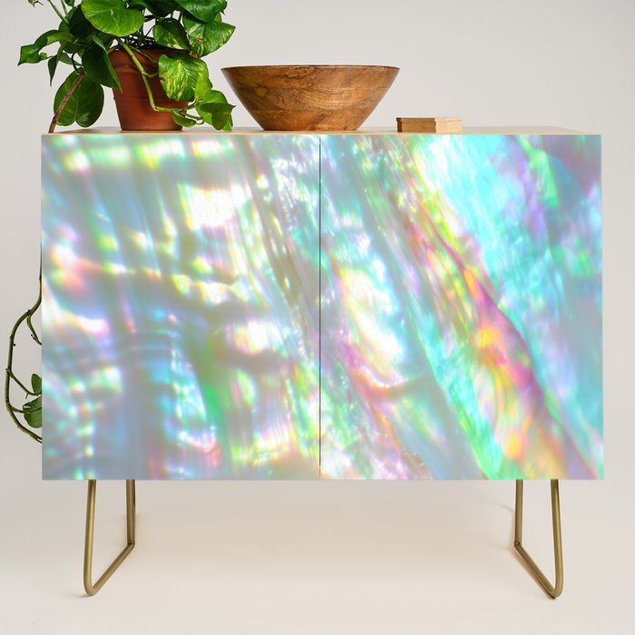 Mother of Pearl Iridescent, Abalone Glow Credenza Gallery Image 1